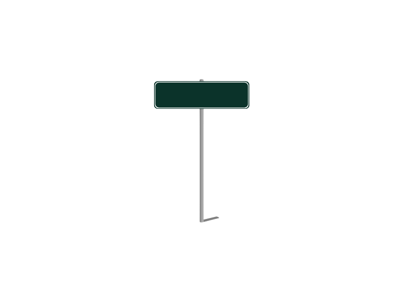 Instalação de Placa de Nome de Rua